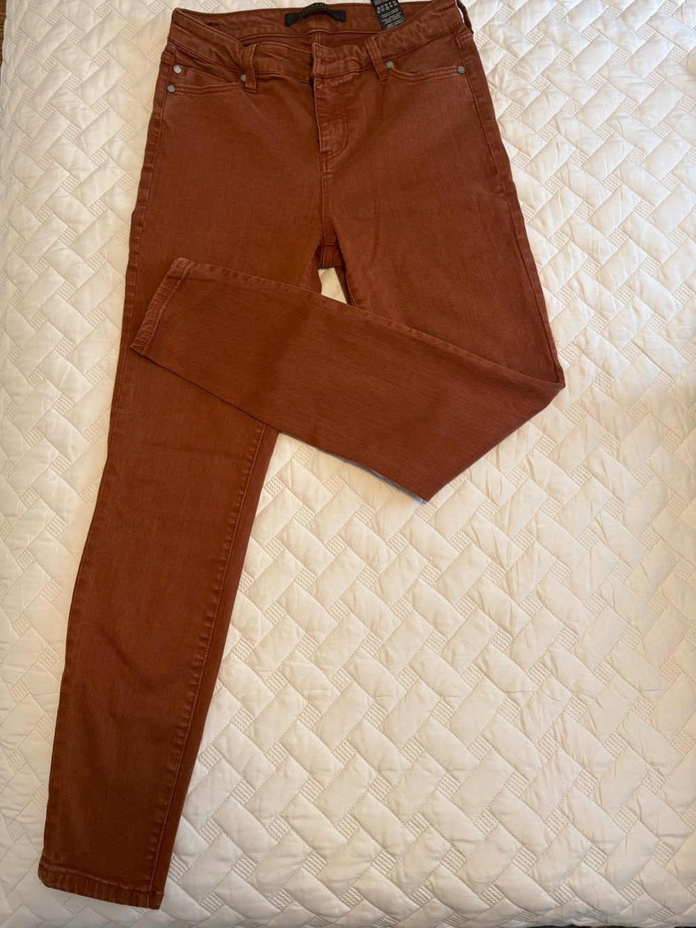 Liverpool The Ankle Skinny Jeans Cognac Rust Copper Size 28/6